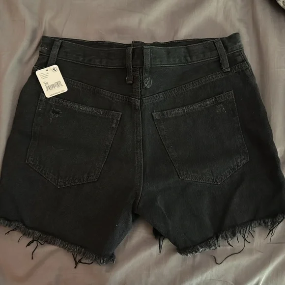 NWT We the free cutoff denim shorts black - Picture 5 of 5
